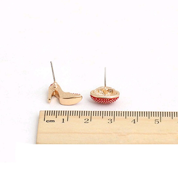 Unbranded Jewelry - Red Purse and High Heel Stud Earrings